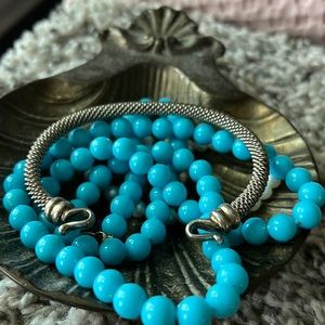 Vintage Sterling Braided Bracelet Cuff
